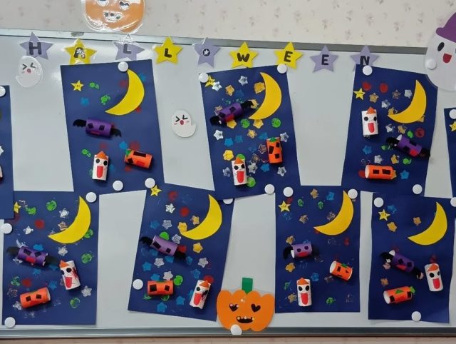 10月になりました🎃
保育園にも、可愛いオバケたちが顔を出しはじめました👻
ハロウィンには、子どもたちも変装してパレードに出かける予定です😊✨

#製作
#ハロウィン